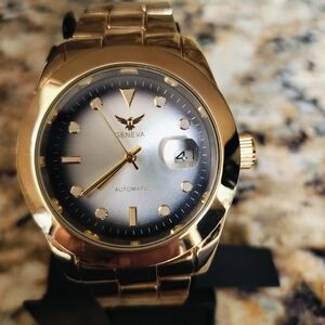 Men's Gold Automatic Stainless Steel watch